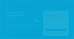 Desktop Screenshot of customhits.net